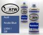 Preview: Audi, Aruba Blue, LX5V / Q9: 400ml Sprühdose + 400ml Klarlack - Set, von ATW Autoteile West.